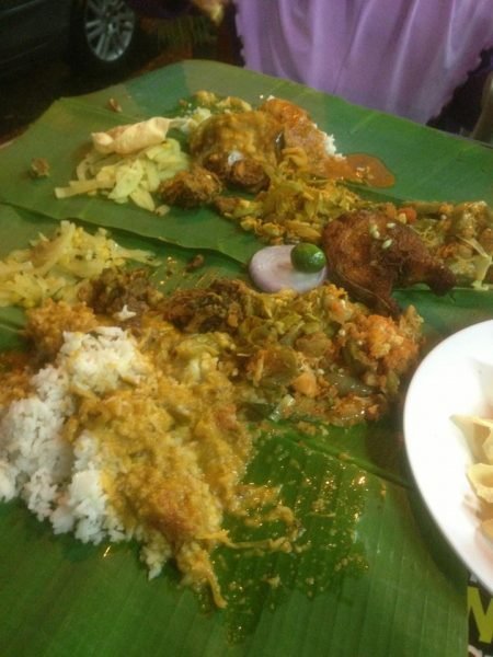 nasi daun pisang